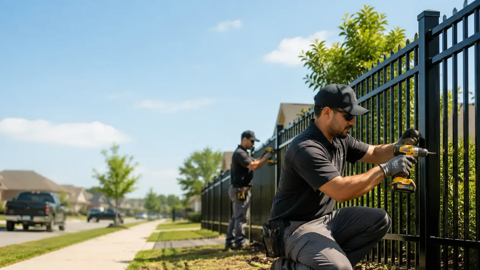 Metal Fence Installation in Boyd, TX